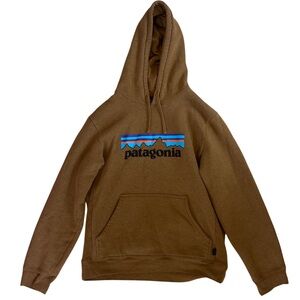 Patagonia Brown Logo Hoodie